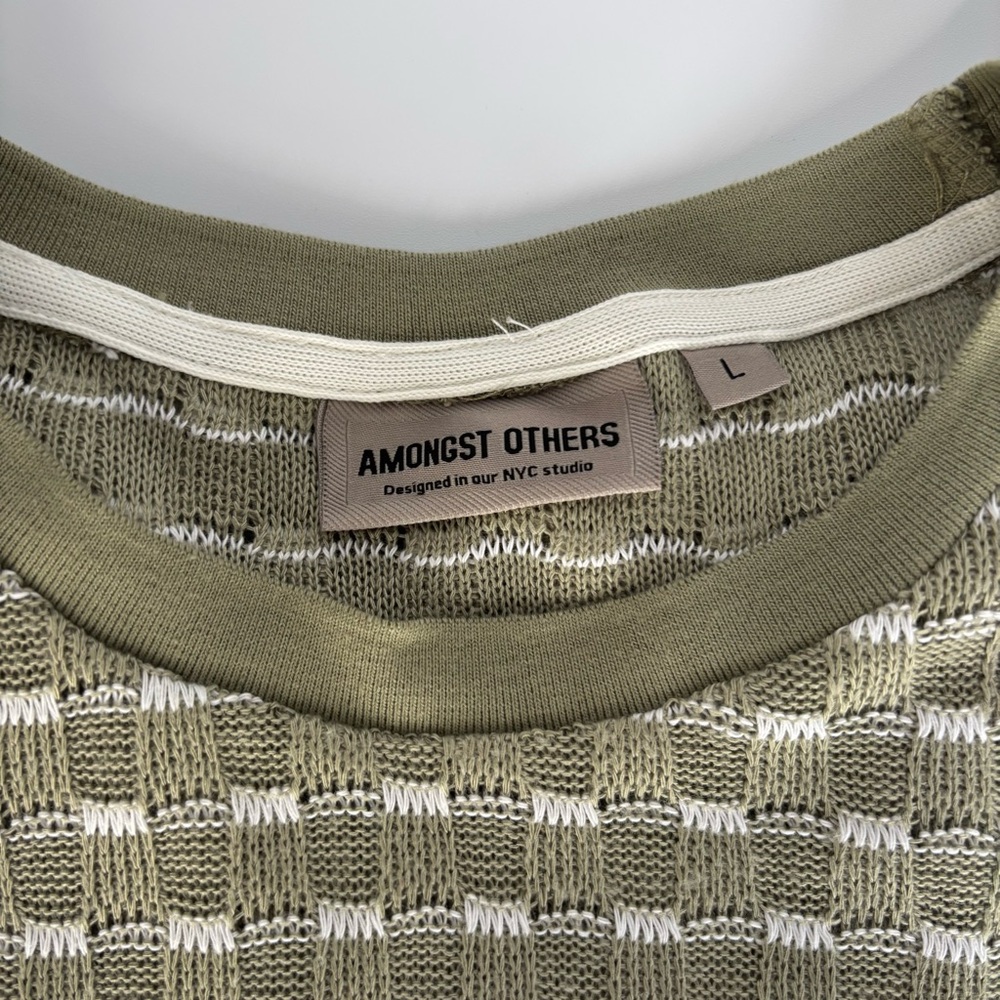 Amongst Others Men's Green Crewneck Sweater